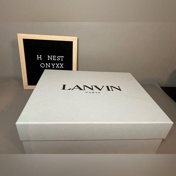 LANVIN
Leather Curb Sneakers Sz 37EU - Picture 12 of 14